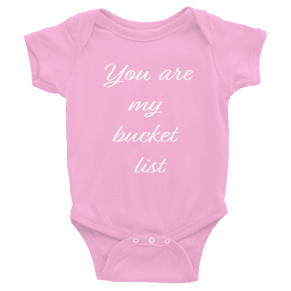 Bucket List Infant Bodysuit