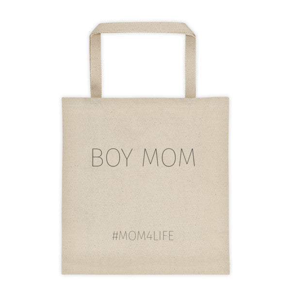 Mom 4 Life - BOY MOM Tote bag